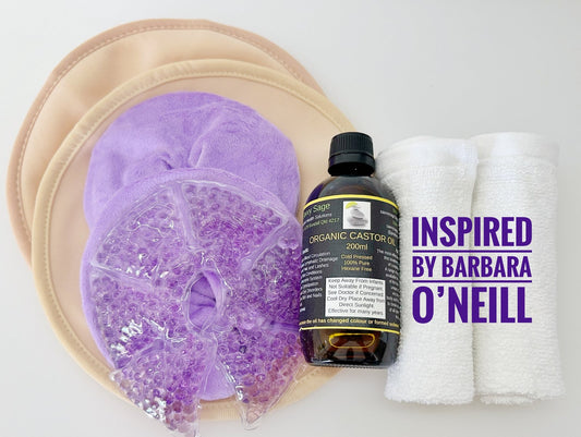 Breast Castor Oil Compress Pack