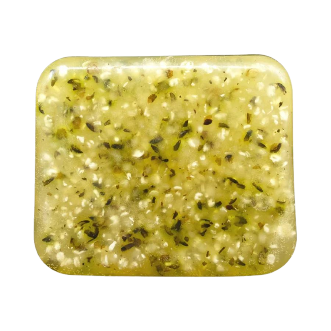 Hemp Exfoliating Body Bar 90g - With Hemp Seed Oil, Hulled Hemp Seeds + Oat, Coconut & Olive Oils