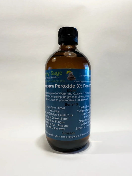 Hydrogen Peroxide Food Grade 3% 500mL