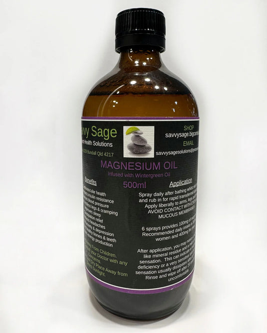 Magnesium Oil with Wintergreen 500mL